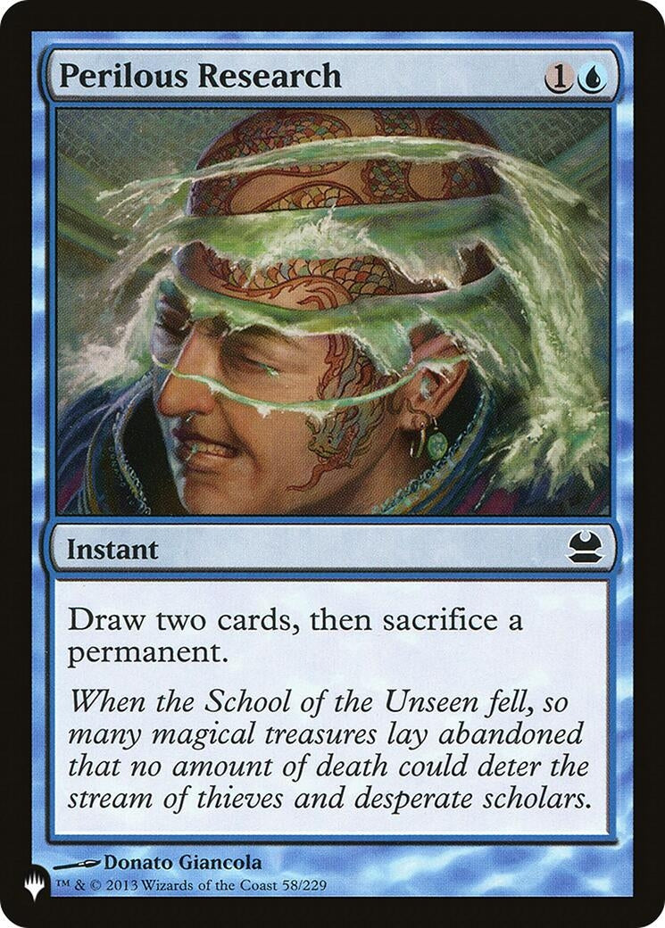 Perilous Research (58/229) (The List Reprints)