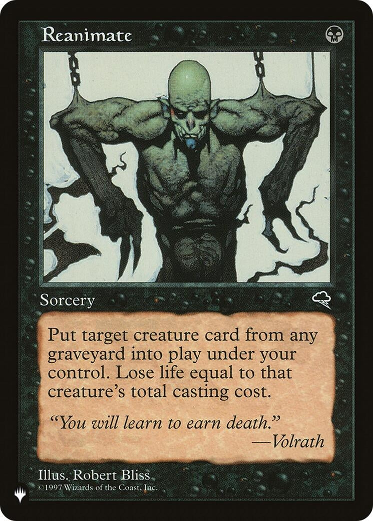 Reanimate (The List Reprints)