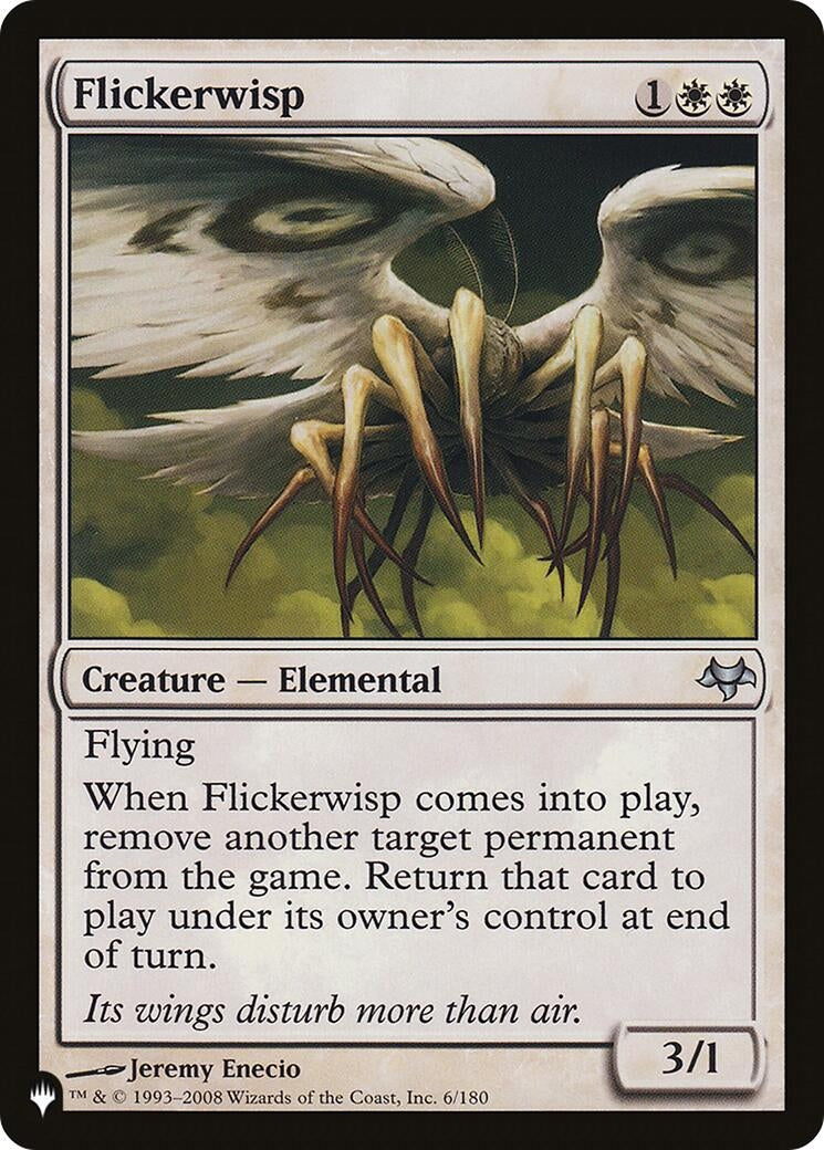 Flickerwisp (6/180) (The List Reprints)
