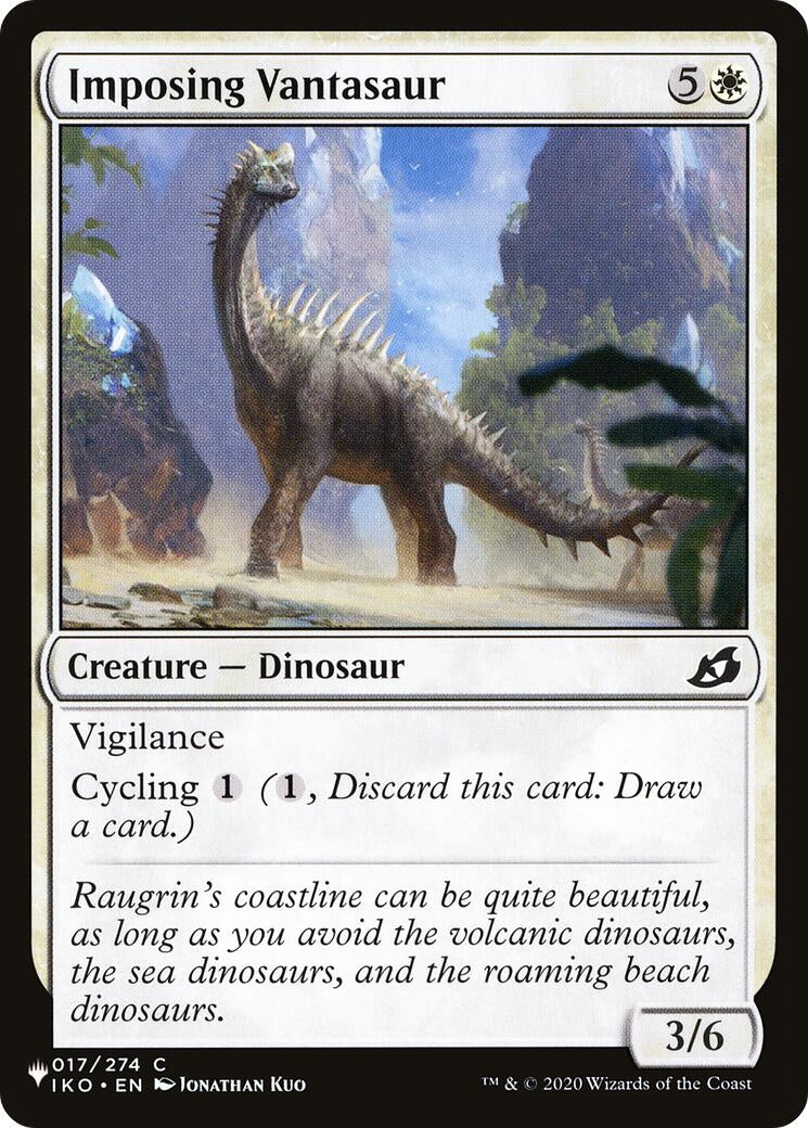 Imposing Vantasaur (017/274) (The List Reprints)