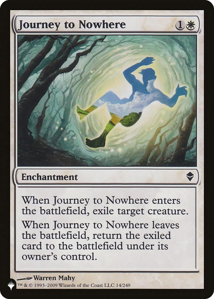 Journey to Nowhere (14/249) (The List Reprints)