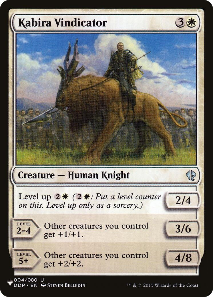 Kabira Vindicator (004/080) (The List Reprints)