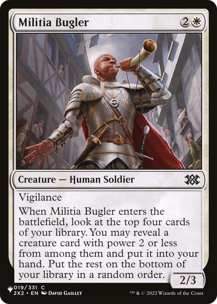 Militia Bugler (019/024) (The List Reprints)