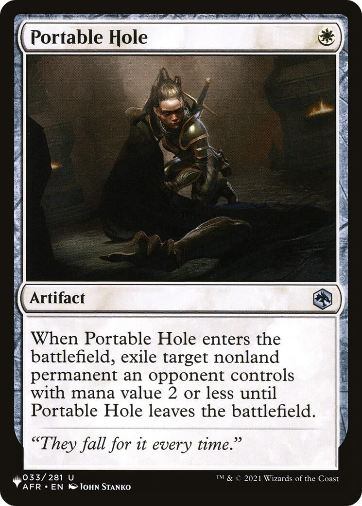 Portable Hole (033/281) (The List Reprints)