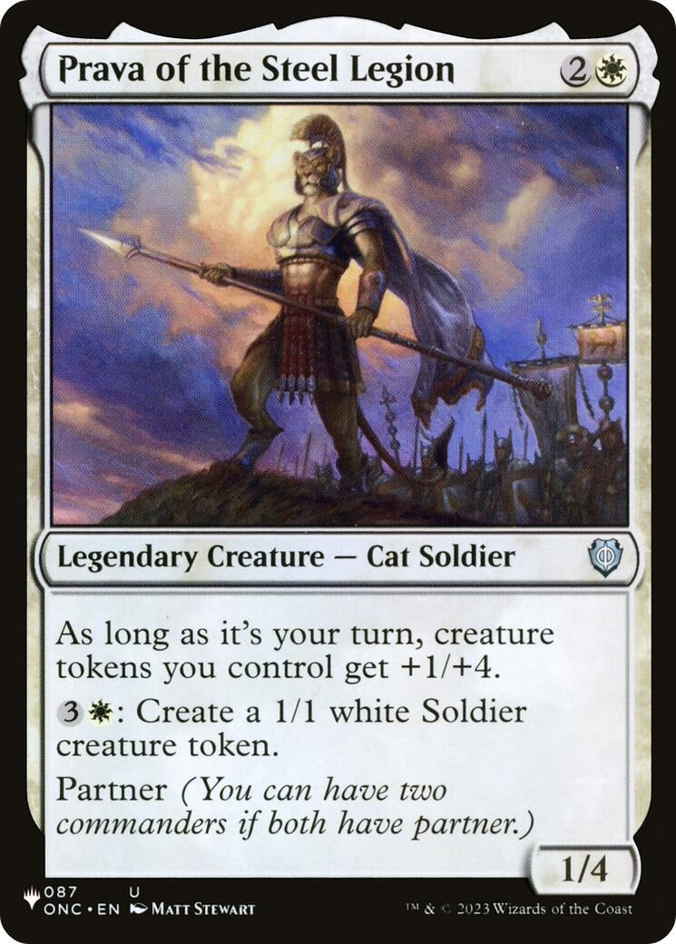 Prava of the Steel Legion (087/028) (The List Reprints)