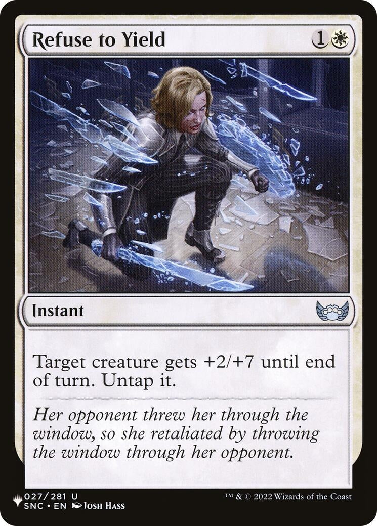 Refuse to Yield (027/281) (The List Reprints)