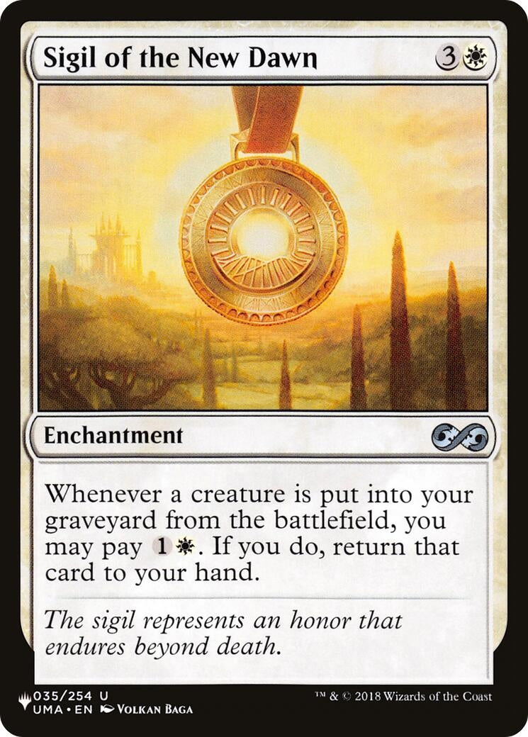 Sigil of the New Dawn (035/254) (The List Reprints)