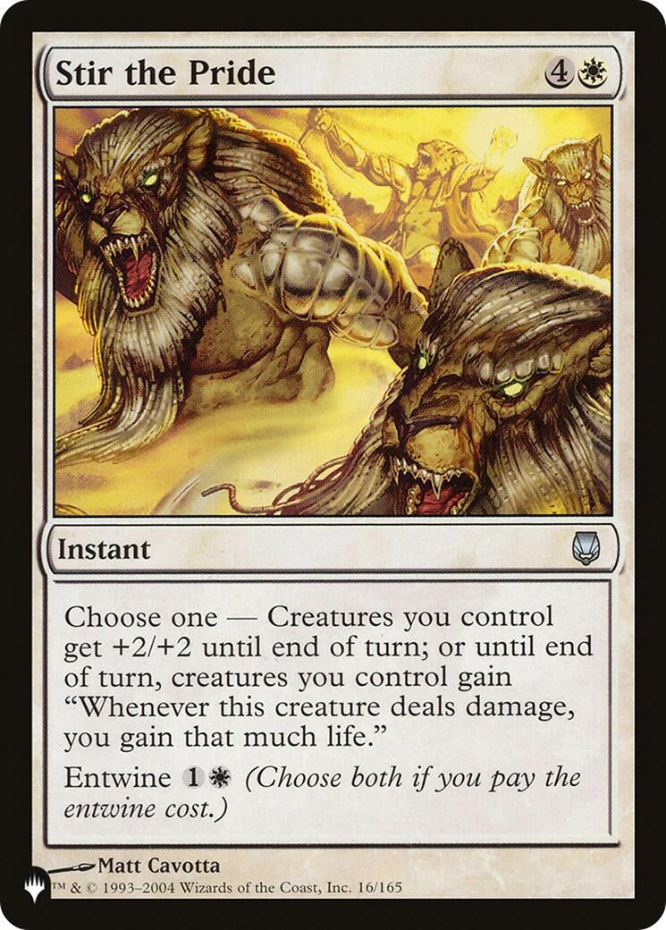 Image for Stir the Pride (16/165) (The List Reprints) - Magic: The Gathering