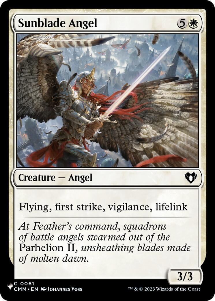 Sunblade Angel (0061) (The List Reprints)