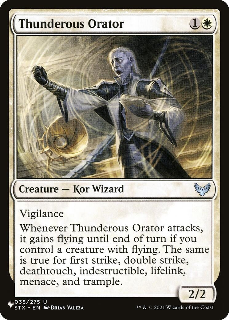 Thunderous Orator (035/275) (The List Reprints)