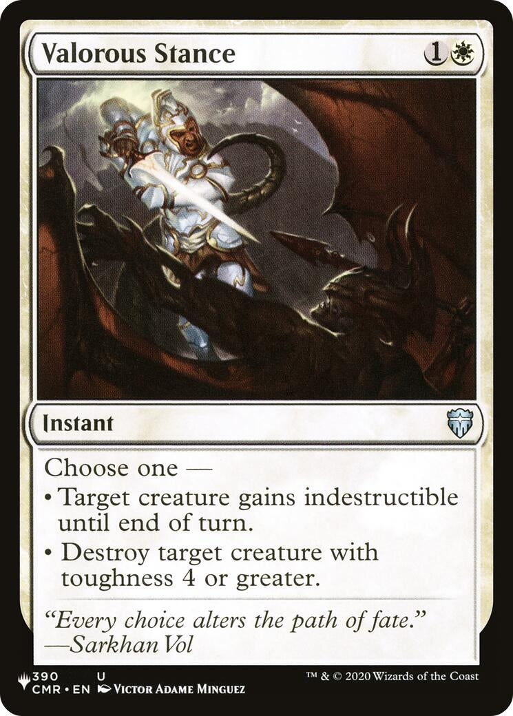Image for Valorous Stance (CMR) (390/361) - Magic: The Gathering
