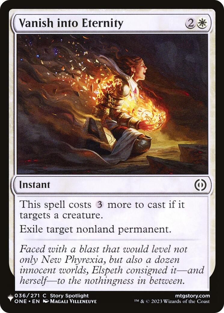 Vanish into Eternity (036/271) (The List Reprints)