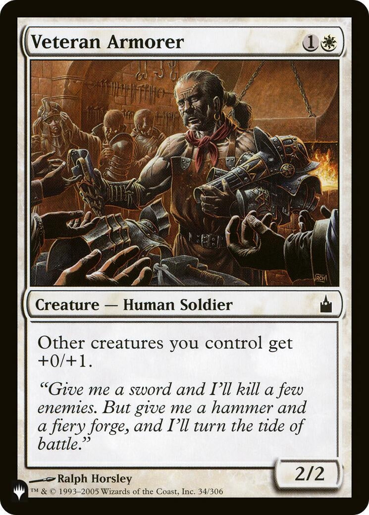 Veteran Armorer (34/306) (The List Reprints)