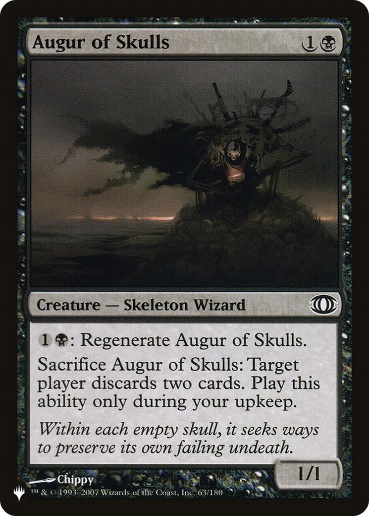 Augur of Skulls (63/180) (The List Reprints)