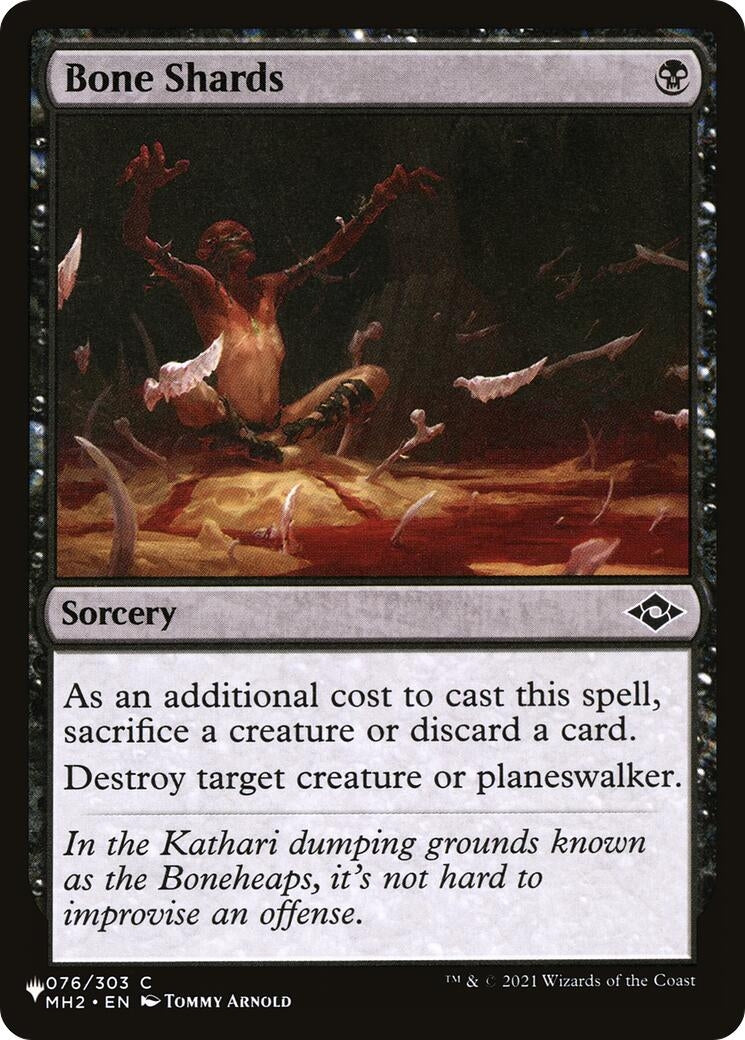 Bone Shards (076/303) (The List Reprints)