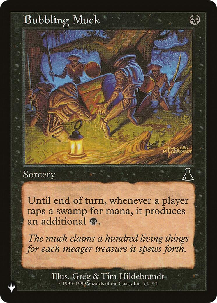 Bubbling Muck (54/143) (The List Reprints)