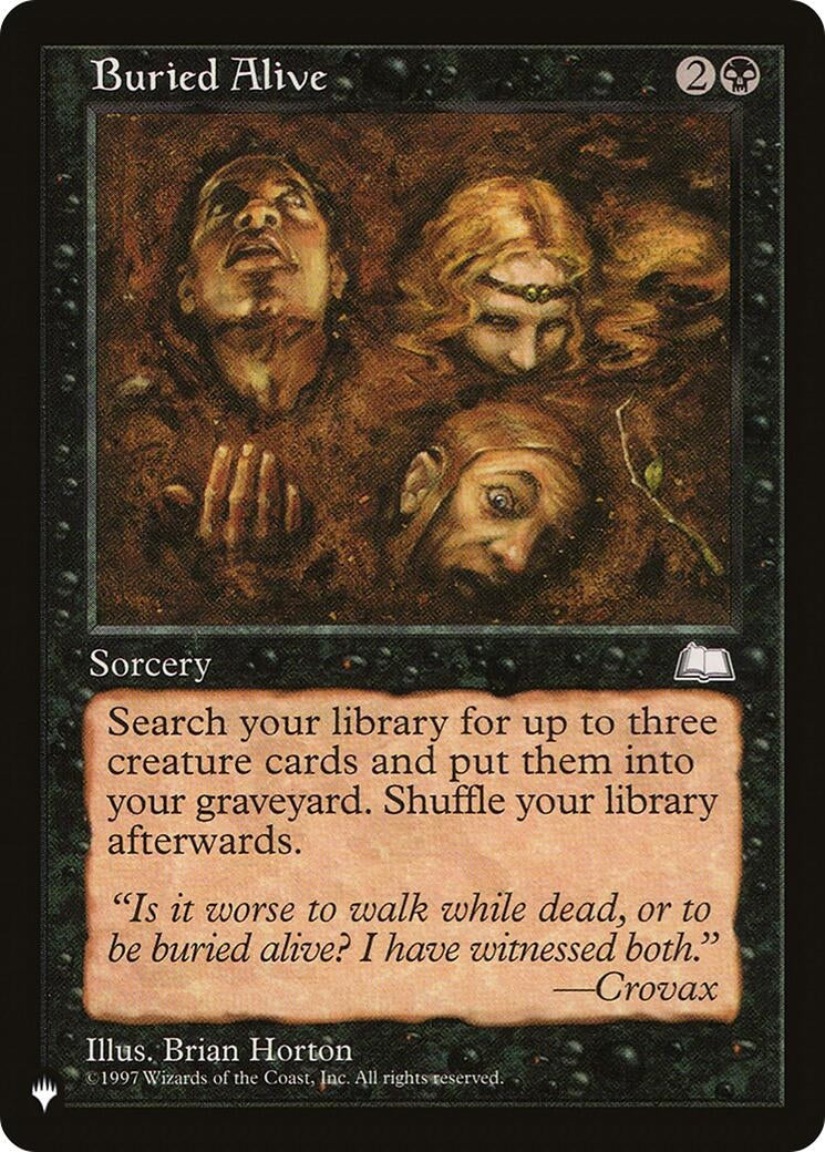 Buried Alive (The List Reprints)