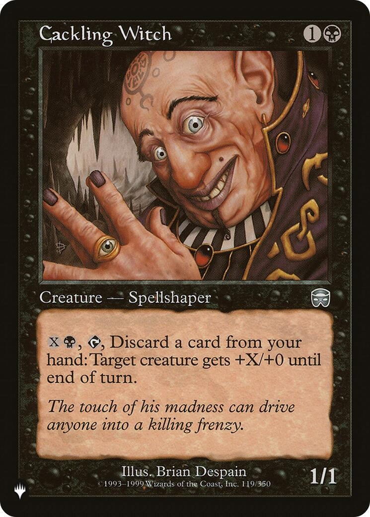 Cackling Witch (119/350) (The List Reprints)
