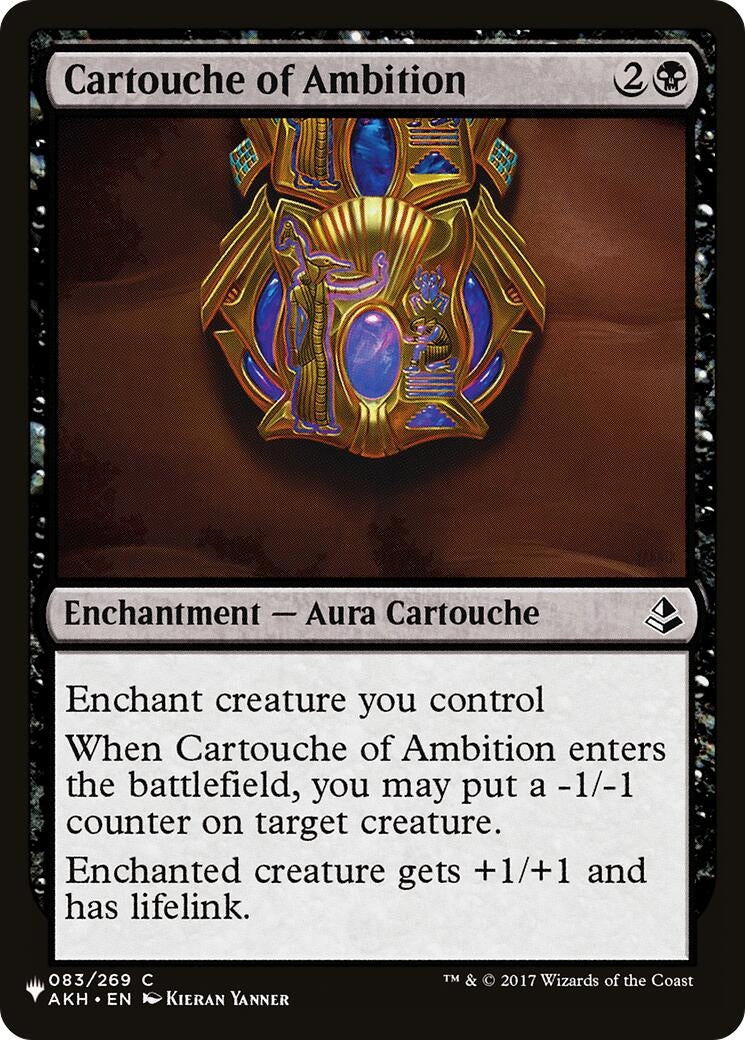Cartouche of Ambition (083/269) (The List Reprints)