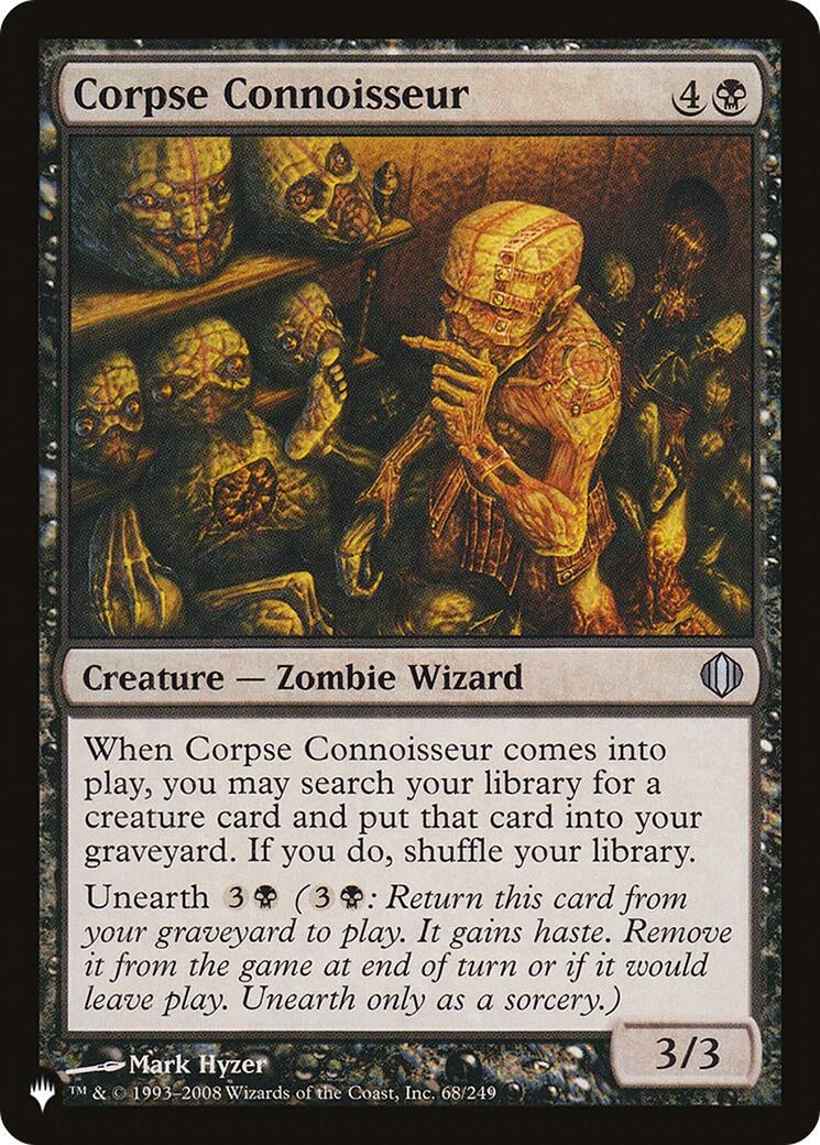 Corpse Connoisseur (68/249) (The List Reprints)