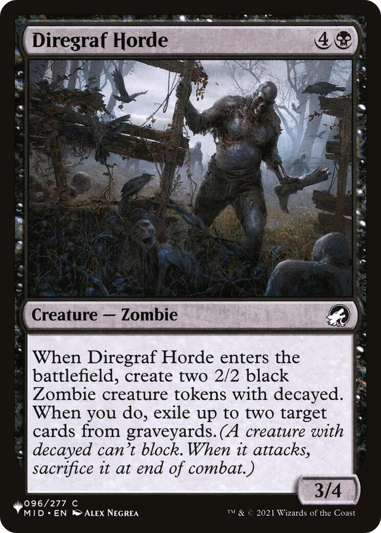 Diregraf Horde (096/277) (The List Reprints)