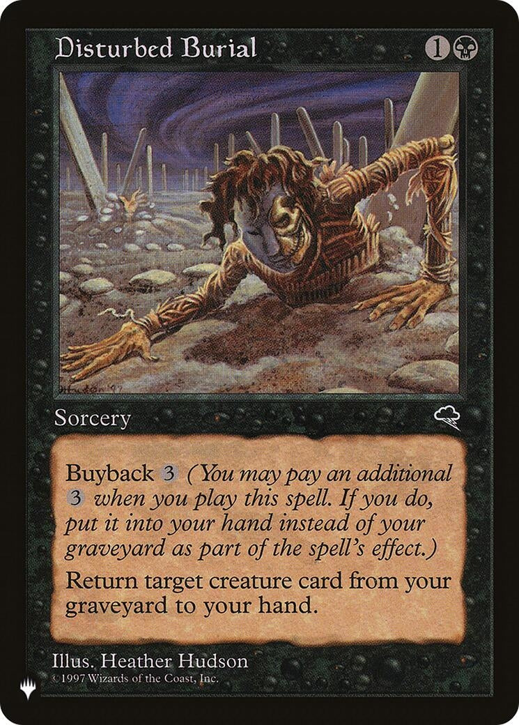 Disturbed Burial (The List Reprints)