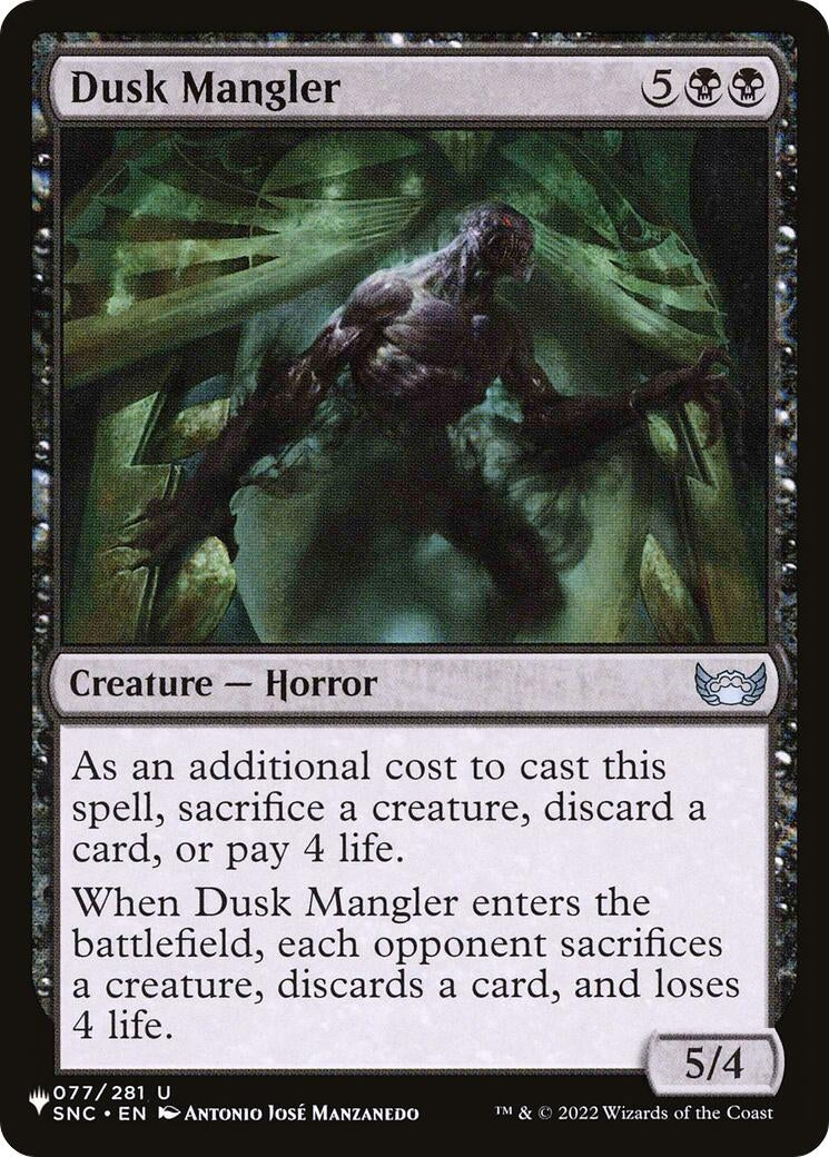 Dusk Mangler (077/281) (The List Reprints)