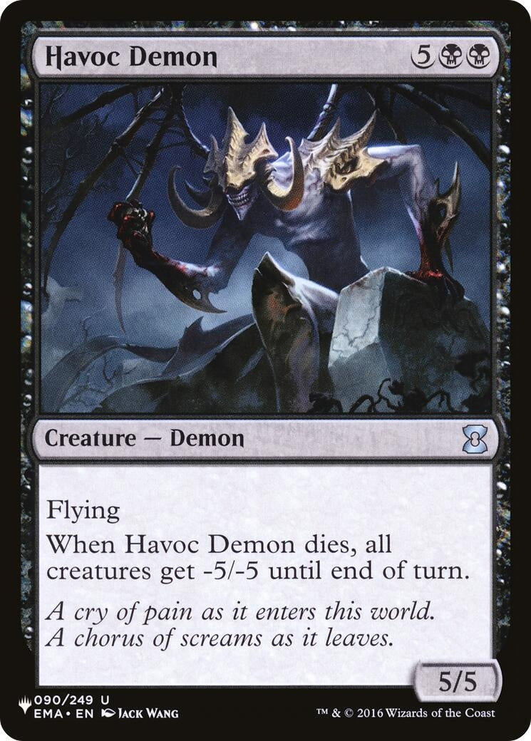 Havoc Demon (090/249) (The List Reprints)