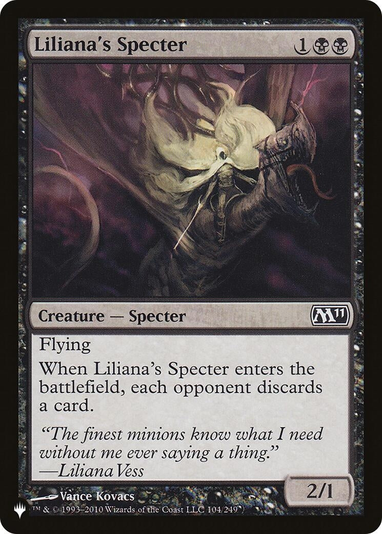 Liliana's Specter (104/249) (The List Reprints)