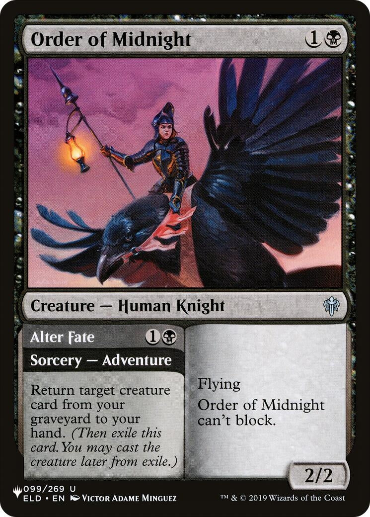 Order of Midnight (099/269) (The List Reprints)