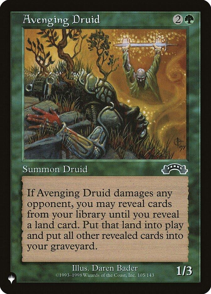 Avenging Druid (105/143) (The List Reprints)