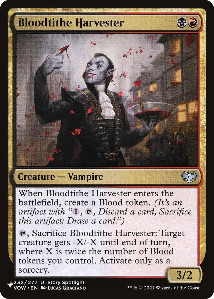 Bloodtithe Harvester (232/277) (The List Reprints)