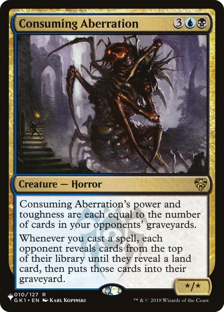 Image for Consuming Aberration (010/127) (The List Reprints) - Magic: The Gathering