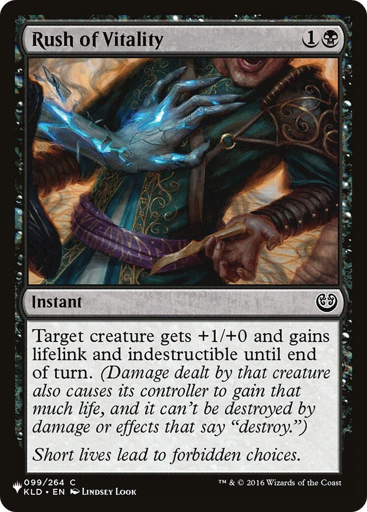 Rush of Vitality (099/264) (The List Reprints)