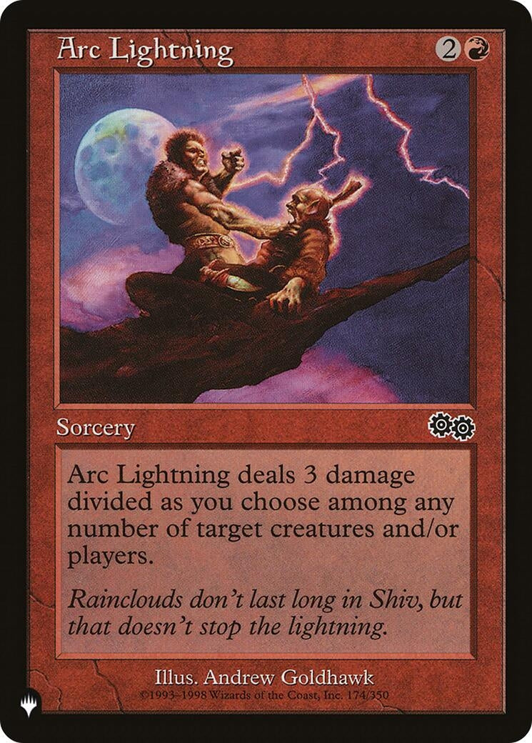 Arc Lightning (174/350) (The List Reprints)