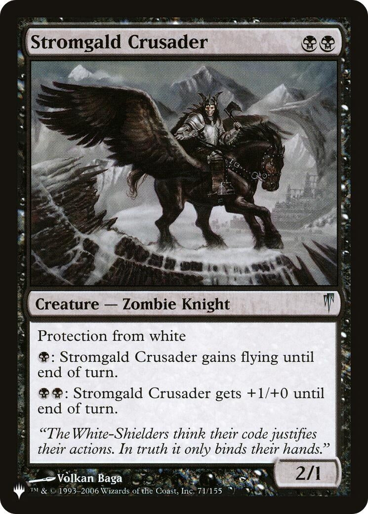 Stromgald Crusader (71/155) (The List Reprints)