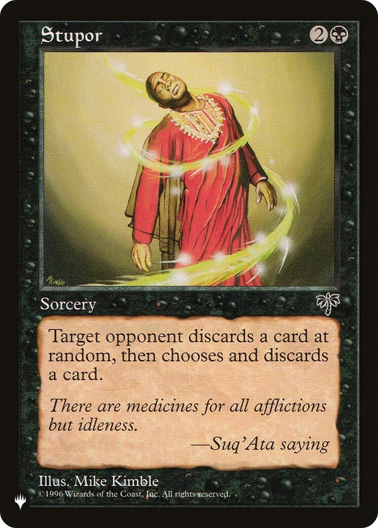 Image for Stupor (The List Reprints) - Magic: The Gathering