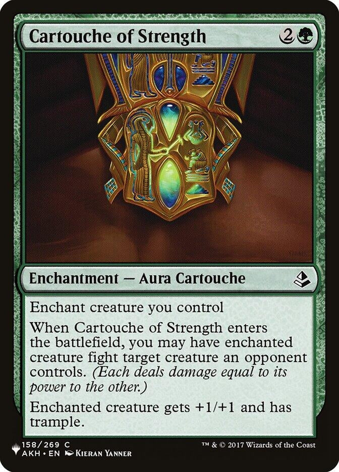 Cartouche of Strength (158/269) (The List Reprints)