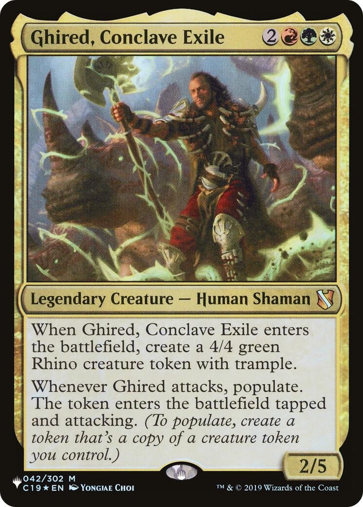 Ghired, Conclave Exile (042/302) (The List Reprints)