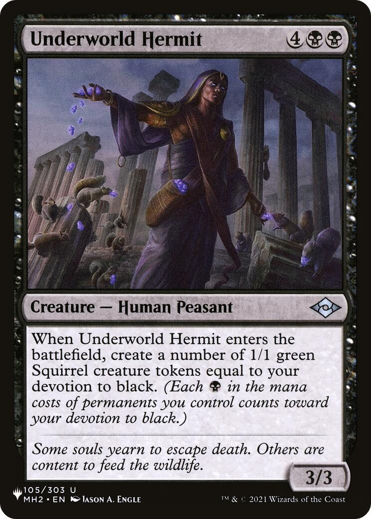Image for Underworld Hermit (105/303) - Magic: The Gathering