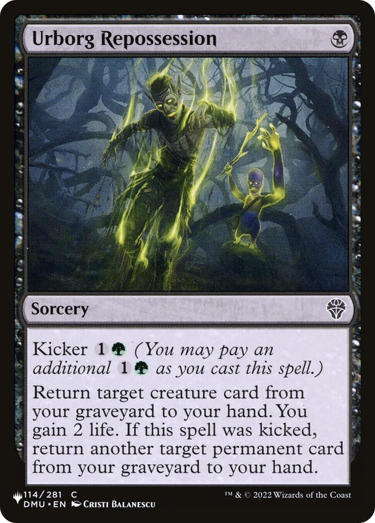Urborg Repossession (114/281) (The List Reprints)