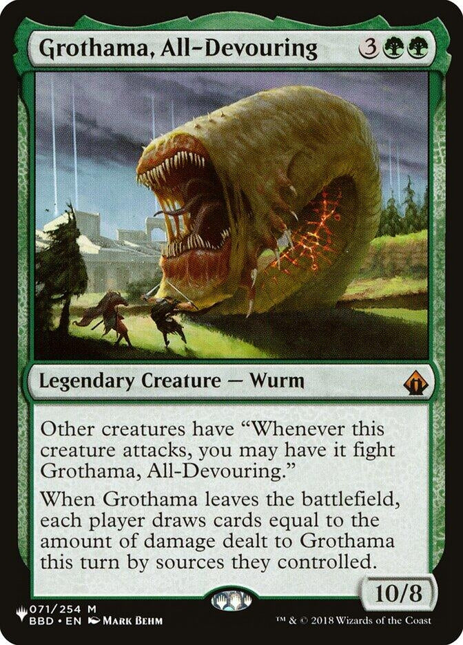 Image for Grothama, All-Devouring (071/254) (The List Reprints) - Magic: The Gathering