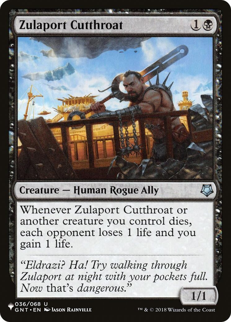 Zulaport Cutthroat (036/068) (The List Reprints)