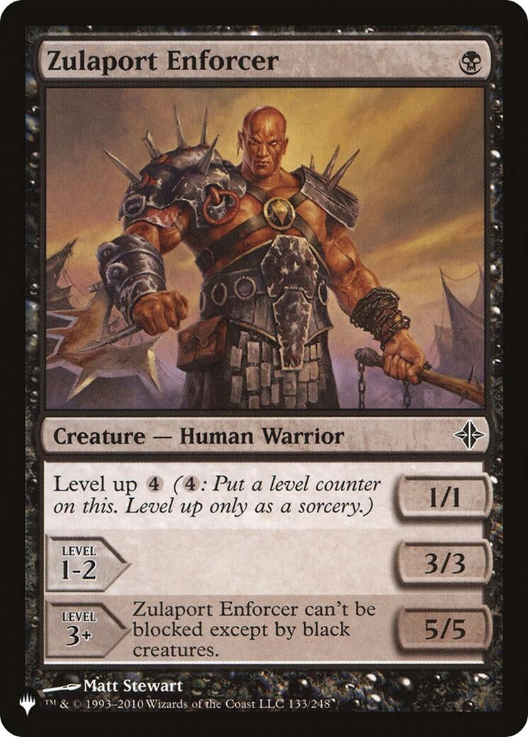 Image for Zulaport Enforcer (133/248) (The List Reprints) - Magic: The Gathering