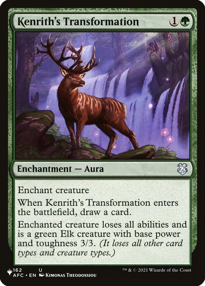 Kenrith's Transformation (162/062) (The List Reprints)