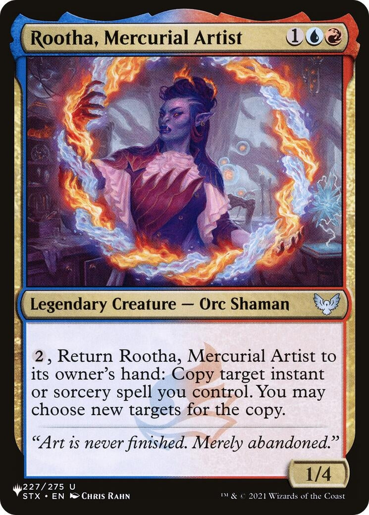 Rootha, Mercurial Artist (227/275) (The List Reprints)