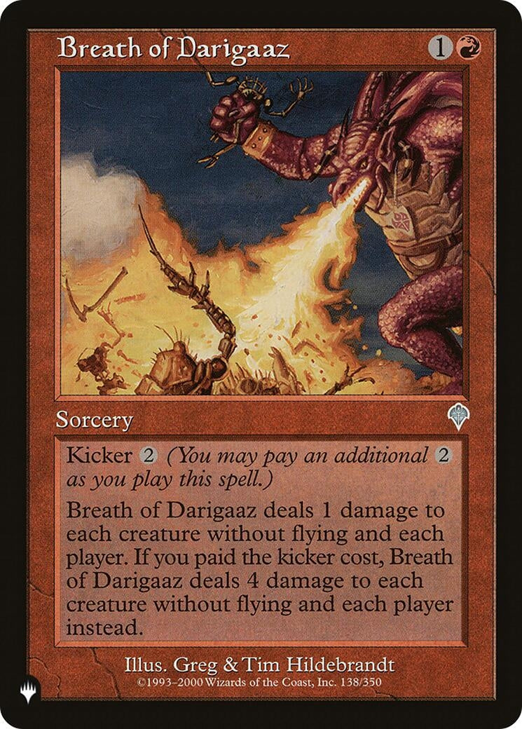 Breath of Darigaaz (138/350) (The List Reprints)
