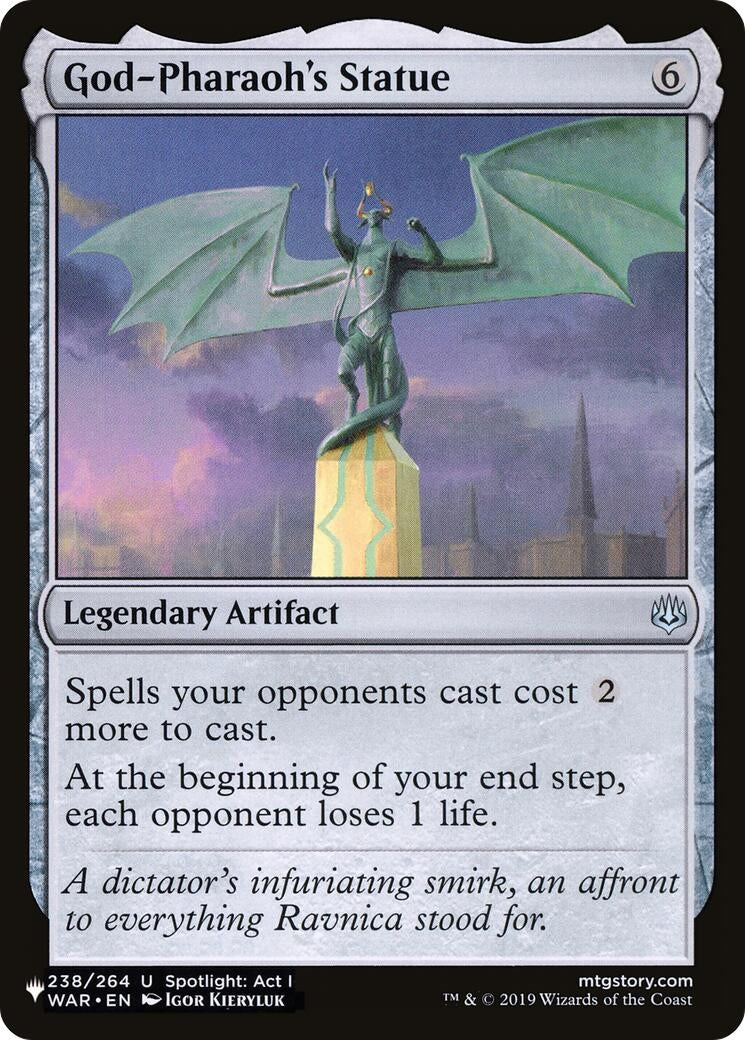 God-Pharaoh's Statue (238/264) (The List Reprints)