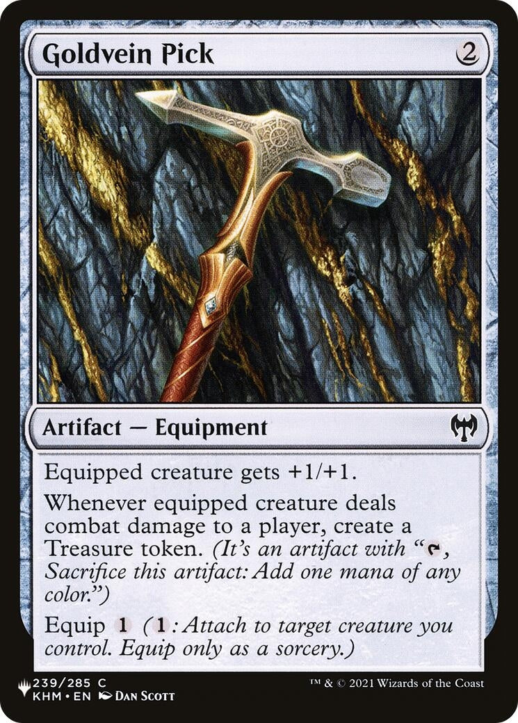 Goldvein Pick (239/285) (The List Reprints)