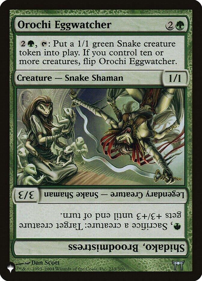 Orochi Eggwatcher // Shidako, Broodmistress (233/306) (The List Reprints)